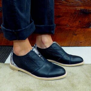 ALL BLACK Oxford Shoes, 39